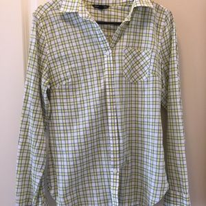 American Eagle Plaid Button Down